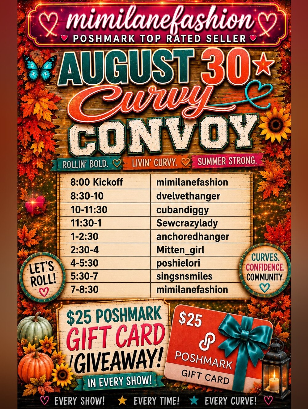 August 30th Curvy Convoy Kick Off At 8:00 am EDT - Picture 2 of 10